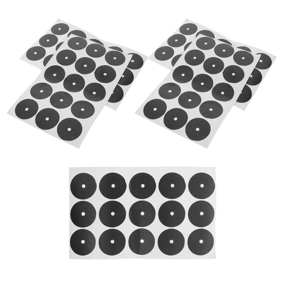 FOMIYES 5 Pcs Black Snooker Spot Stickers, Universal Pool Table Billiard Marker Dots, Replacement Table Accessories for Game Rooms