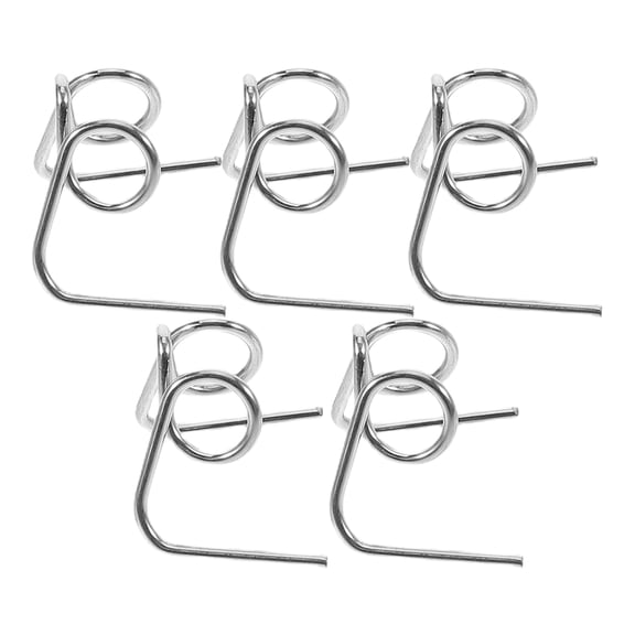 FOMIYES 5Pcs Plated Silver Motorcycle Sports Clutch Springs Heavy Duty Stainless Steel for Off Road Riding