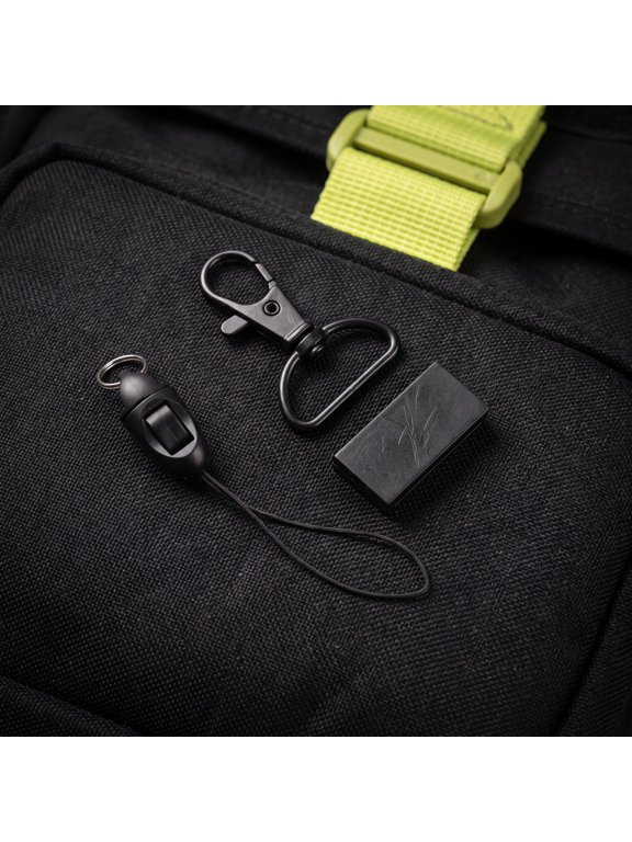 5Sets Cell Phone Keychain Strap Black with Lobster Clasp and Split Ring for Mobile Accessories