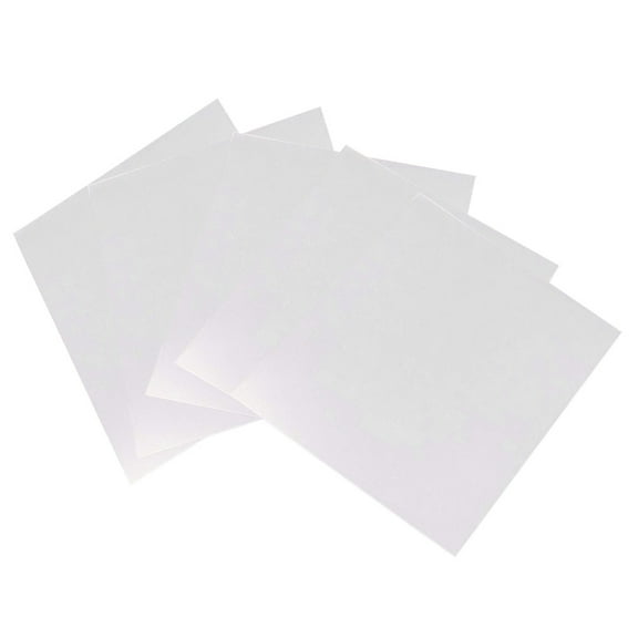 FOMIYES 5pcs 3D Blank Stencil Template Stencil Sheets PVC Material Transparent Stencils for Machines