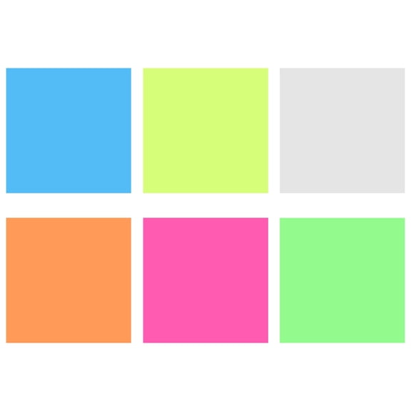 FOMIYES 6 Books Scratch Paper Pad Self Office 7.50X7.50X0.01CM