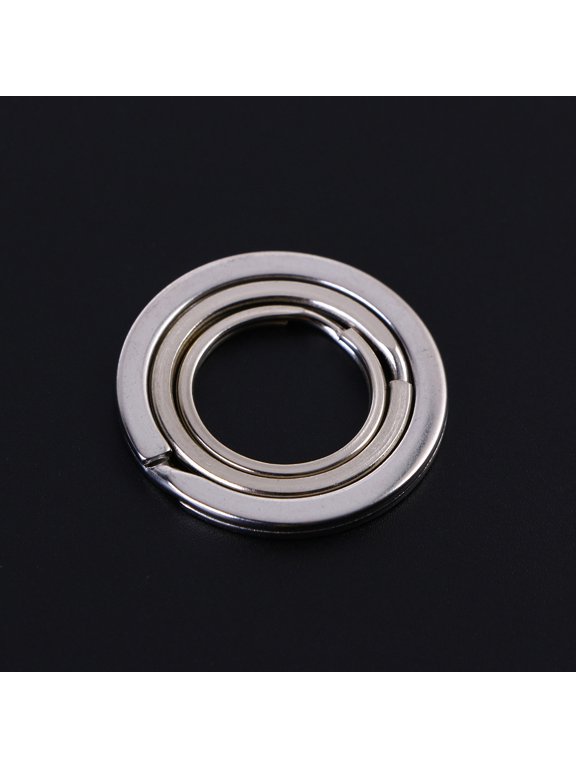 60 Pcs Metal Key , Heavy Duty Round Split Keychain for Keys, Tags, Crafts and Jewelry Making