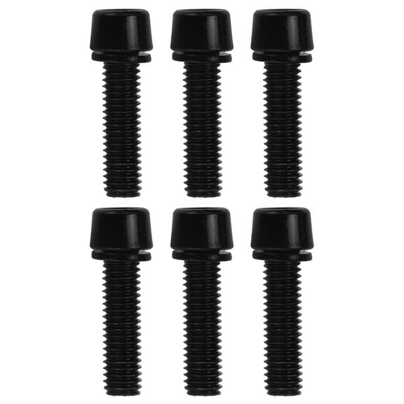 FOMIYES 6Pcs Bike Water Bottle Holder Bolts Versatile Mountain Bike Stem Bolts Replacements Bike Fixed Stem Screws Stem Bolts Water Bottle Cage Screws