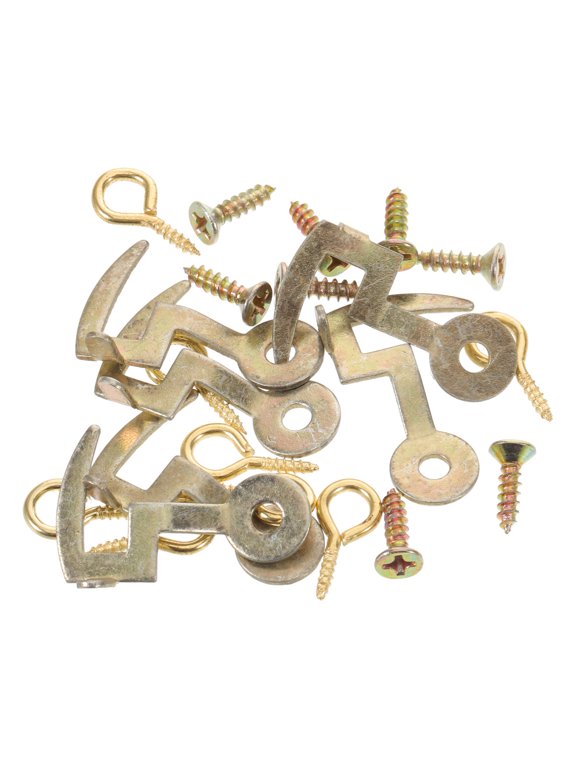 6Pcs Golden Cuckoo Clock Chain Tabs Classic Design Durable Metal Clock Replacement Parts