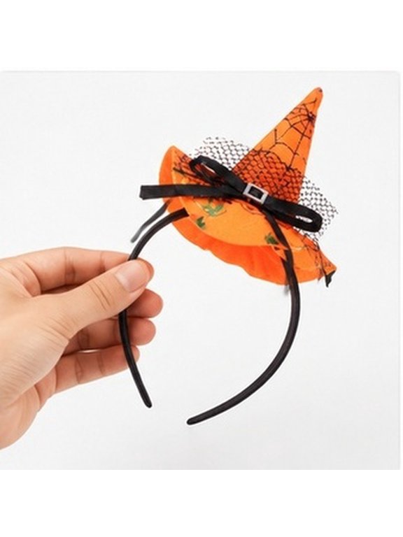 6Pcs Hair Hoop with Pointed Hat Headband Assorted Color Durable and Lightweight Design
