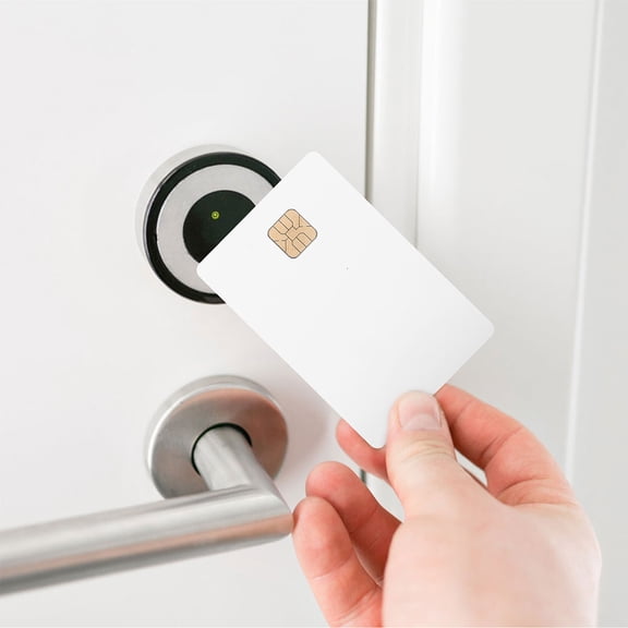 FOMIYES 6Pcs PVC Blank Cards For Driver Access Control In White For Secure Authentication