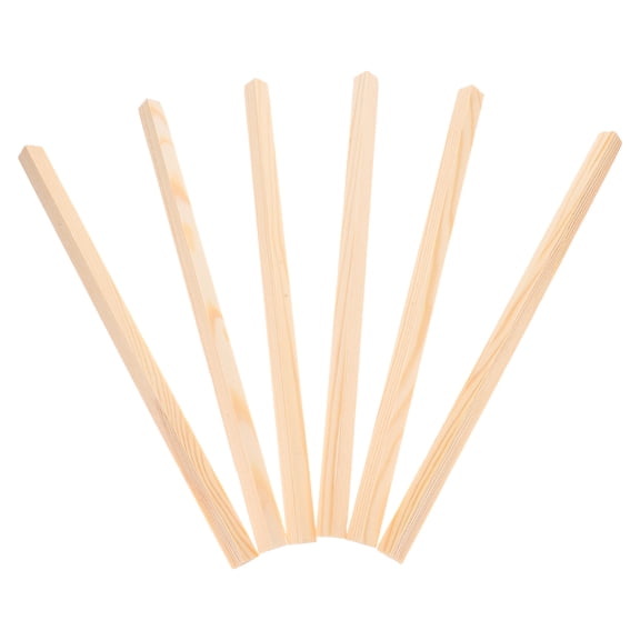FOMIYES 6Pcs Pine Wood Planks for Crafting Window Screen Edging with Easy Installation