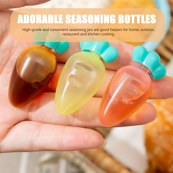 FOMIYES 6Pcs Squeeze Sauce Bottle Acid and Alkali Resistant Assorted Color for Restaurant Use