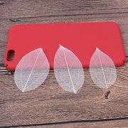 FOMIYES White Leaf Vein Materials for DIY Art Projects and Decoration 6Pcs