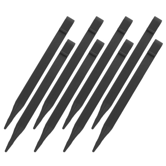 FOMIYES Black Landscape Stakes for Garden, Yard, Lawn Edging, Plant Borders, Cloth Securing, Outdoor Use