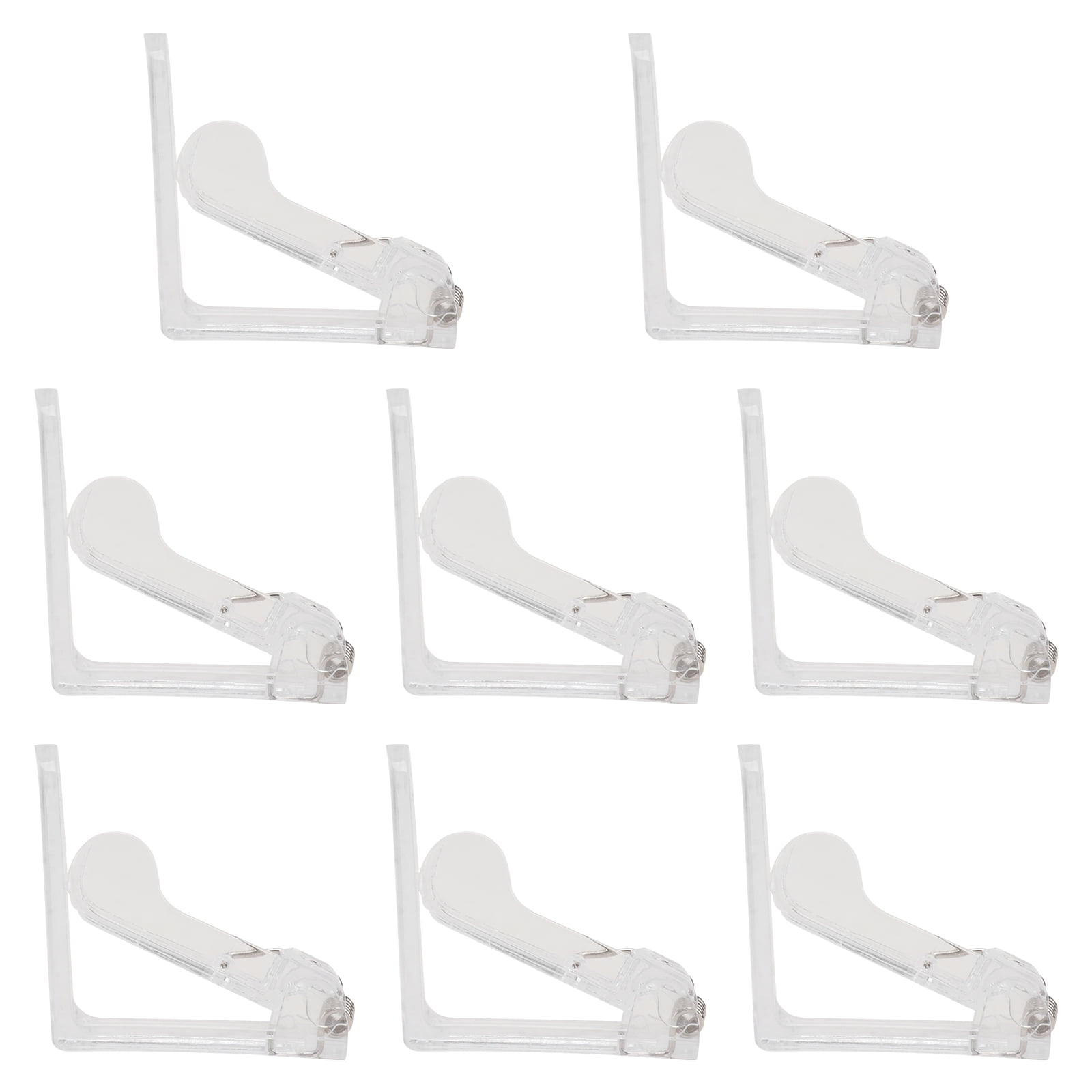 FOMIYES 8 Pcs Plastic Tablecloth Clips Household Tablecloth Clamps Table Skirt Clamps