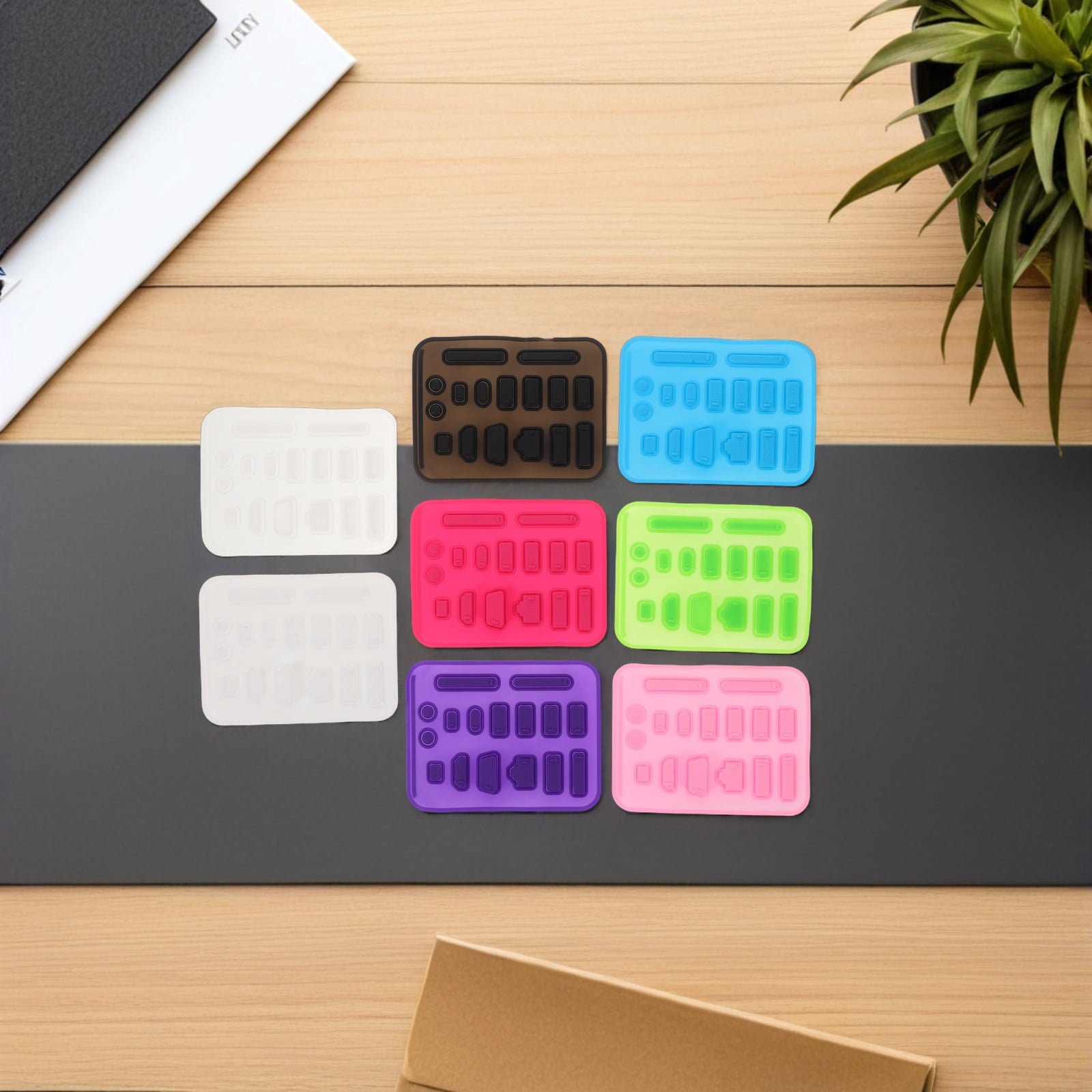 FOMIYES 8 Sets Silicone Dust-proof Plug Set for Charging Port and Usbc ...