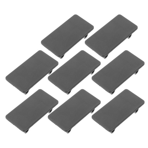 FOMIYES Black Plastic Rocker Panel Fill Plugs with - for Vehicle Repair and Replacement