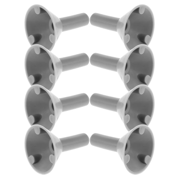 FOMIYES 8Pcs Camping Tent Pole Protective Covers Grey Uv Resistant Caps for Tent Pole Stability and Safety