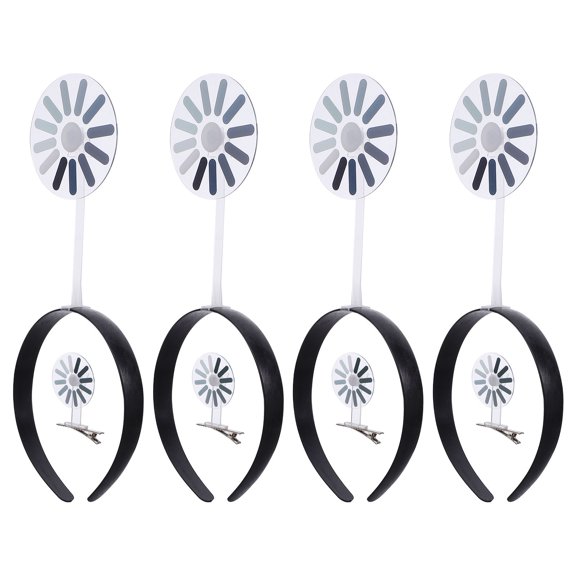 FOMIYES 8Pcs Loading Indicator Hairbands Plastic Rotatable Spinner for Humorous Party Decorations