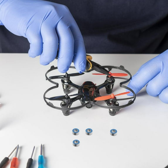 FOMIYES 8pcs Ball Bearings Set Kit RC Crawler Upgrade Parts RC Car Accessory Compatible for R32 (MR105-2RS)