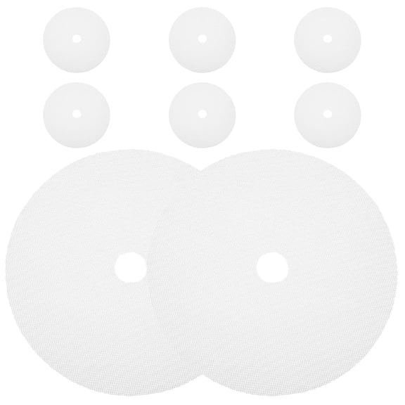 FOMIYES 8pcs Silicone Dehydrator Sheets Reusable Dehydrator Trays Round Fruit Drying Mesh