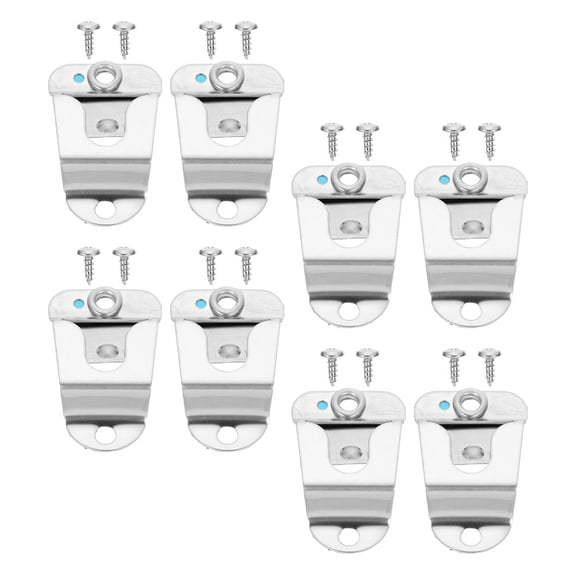FOMIYES 8pcs Silver Stainless Steel Microphone Hooks for Ceiling with UserFriendly Design and Adequate