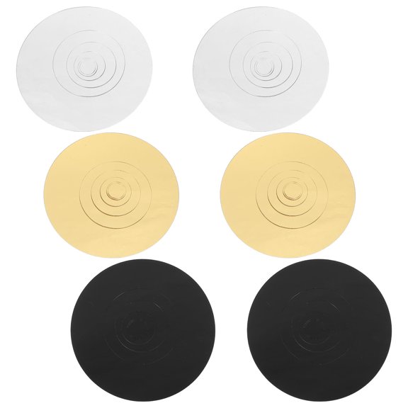 FOMIYES 96Pcs Self Adhesive Acrylic Mirror Wall Decals Removable Round Stickers for Entryway