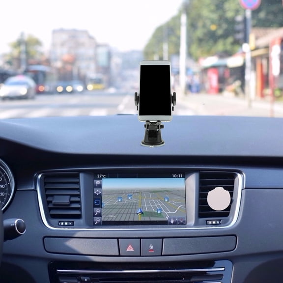 FOMIYES Adjustable One-Hand Car Phone Holder with Stable Support for Secure Mobile Device Mounting