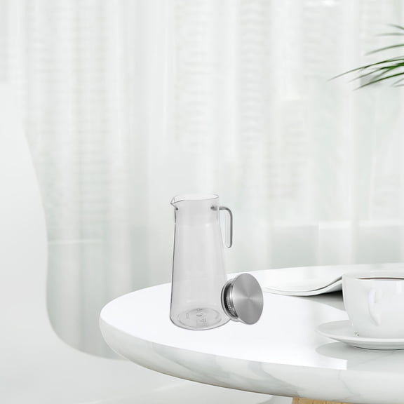 FOMIYES Acrylic Drink Server Dark Grey with Lid for Restaurants Bars and Home Use