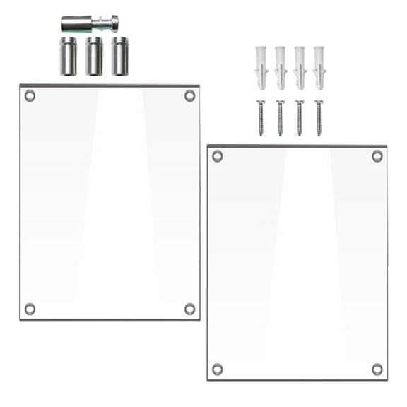 FOMIYES Acrylic Photo Frame for Wall Mounting Clear and Strong Display Frame Suitable for Home Decoration Transparent 8x10 Inches