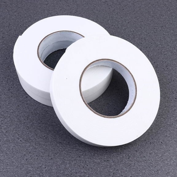 FOMIYES Adhesive Tape White Foam Strip for Furniture and Car Trim with Shock Proof Cushioning