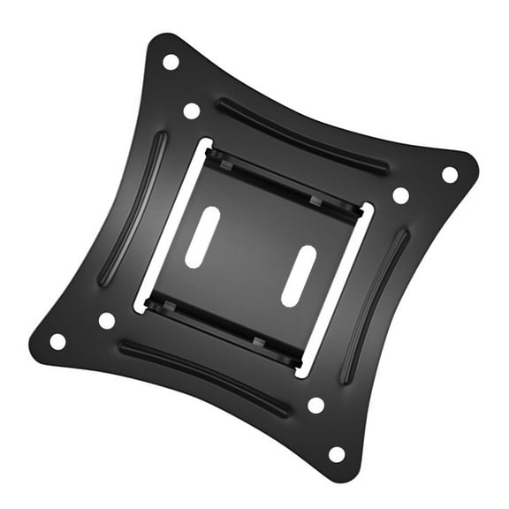 FOMIYES Space Saving Black Wall Mount Stand for Computer Monitors with Sturdy Construction