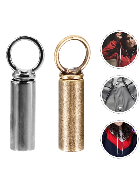 Adjustable Zinc Alloy Cord Locks Assorted Color for Clothes 10Pcs