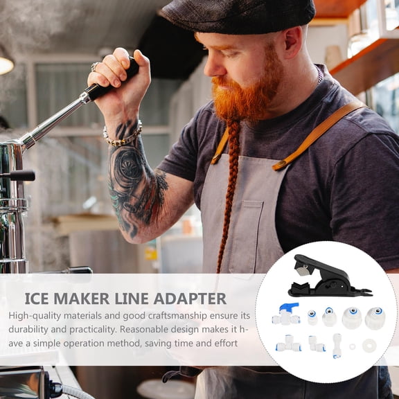 FOMIYES Alasum 1Set Ice Maker and Coffee Maker Line Connector White Durable Water Line Adapter for Hose