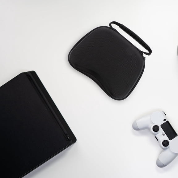 FOMIYES Game Controller Protective Case Black Eva Storage Box with Impact Buffer and Dust Proof Design