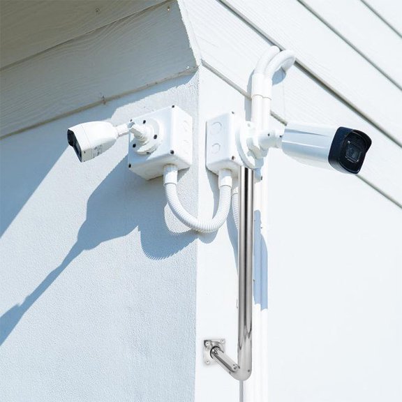 FOMIYES Easy Install Universal Wireless Bridge Bracket Mount Stainless Steel Antenna Pole Mount