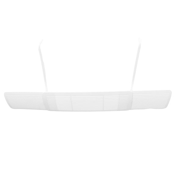 FOMIYES Anti Direct Blowing Windshield White ABS for Wall-Mounted AC 1Pack