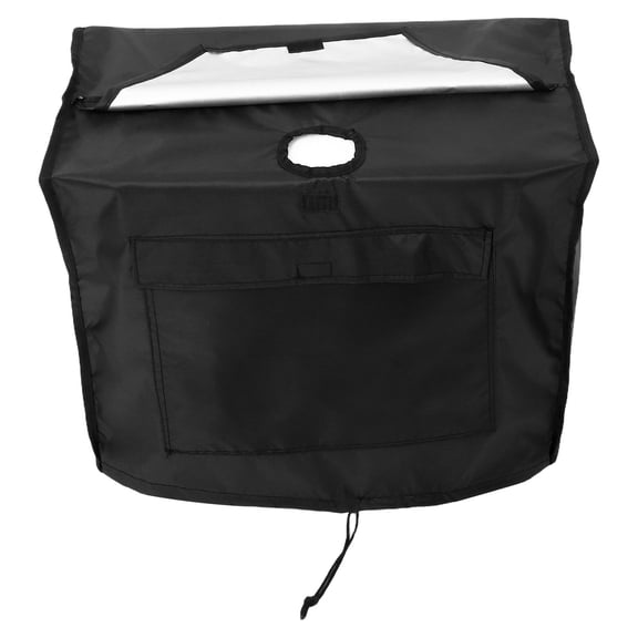 FOMIYES Waterproof Portable Generator Cover, Oxford Outdoor Protection Black
