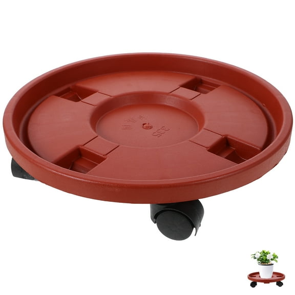 FOMIYES Assorted Color Plant Pot Mover with Wheels for Garden Made of Plastic Safe and Stable 7.87 Inches