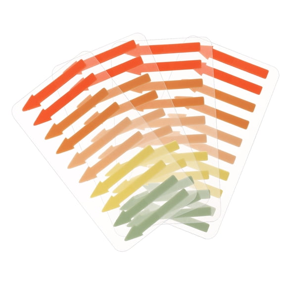 FOMIYES Assorted Color Reading Strips with Strong Adhesive for Portable Bookmarks and Note Indexing