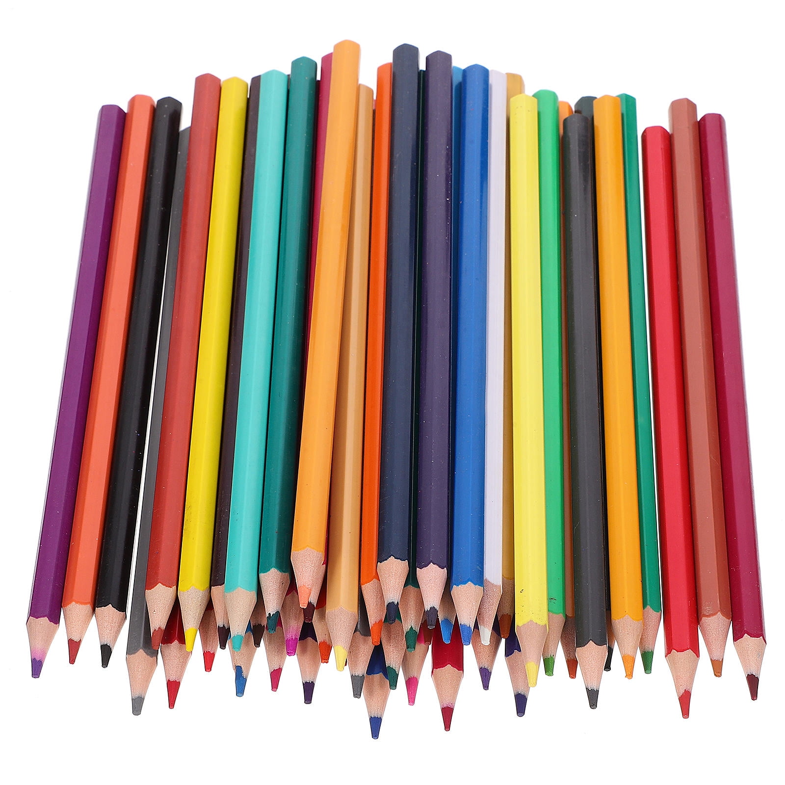 FOMIYES 48-Piece Assorted Color Water-Soluble Colored Pencils Set for Smooth Writing and Daily Art Use