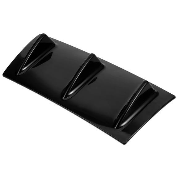 FOMIYES Enhances Handling Vehicle Rear Wing Spoiler Black ABS Plastic 1Set