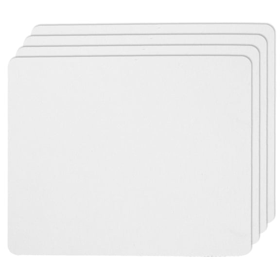 FOMIYES Back to School 4Set Mouse Pad White Rubber Non-skid DIY Projects