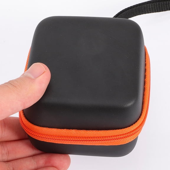 FOMIYES Orange PVC Storage Case Set, Compact 3.54x3.14x2.16in Organizer Box for Small Items
