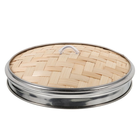 FOMIYES Bamboo Steamer Lid for Kitchen Use Multi Color Dishwasher Free Easy to Inch