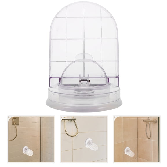 FOMIYES Bathroom Footboard With Suction Cup Hold Anti Slip Surface Abs Plastic 1Pack For Adults Bathing Support