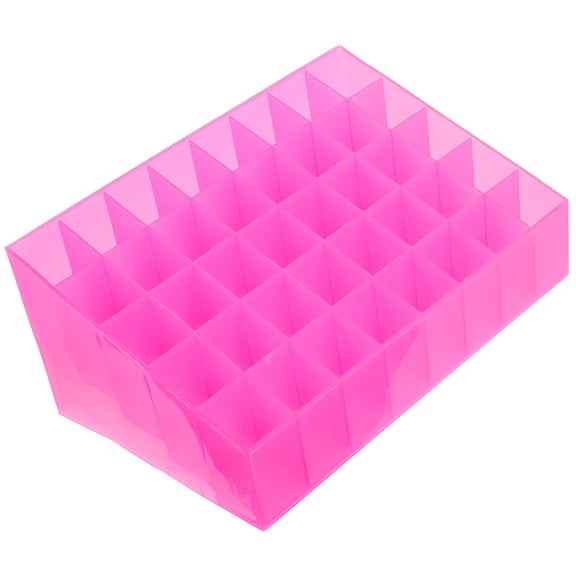 FOMIYES Beauty Organizer Travel Perfume Organizer Plastic Pink 1Pack