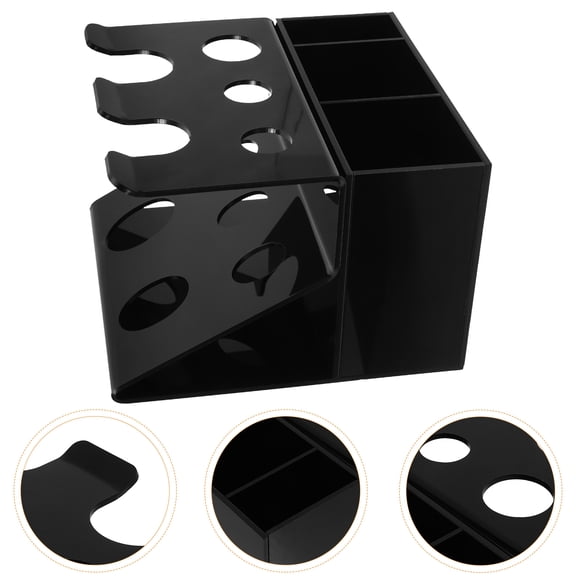 FOMIYES Acrylic Holder for Bathroom Accessories, 1 Piece, 11.8 x 5.7 x 4.1 Inch Organizer