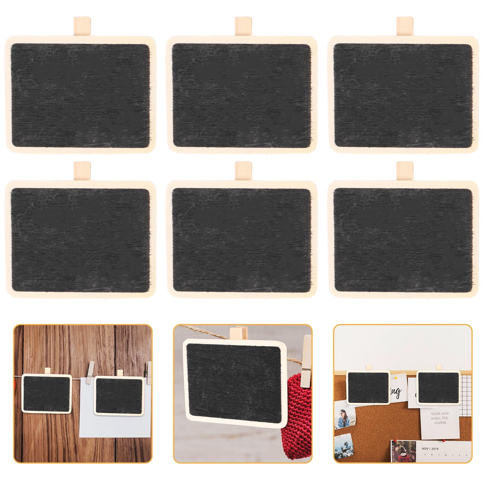 FOMIYES Black Birch Memo clips for Photo Note Clipping Perfect for Home ...