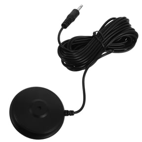 FOMIYES Black Desktop Calibration Microphone with Noise Reduction for Home Conference and Audio Measurement