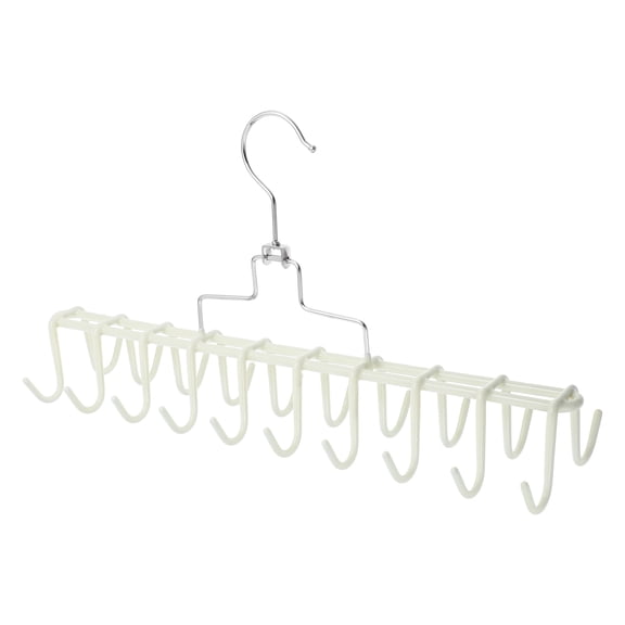 FOMIYES Black Hooks For Towels Belt Hanger Iron Antislip Storage For Homeowners 1Pcs