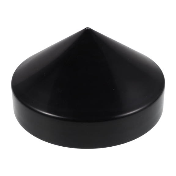 FOMIYES Black Marine Dock Piling Cap with Cone Design and Anchor Holes for Secure and Easy Attachment