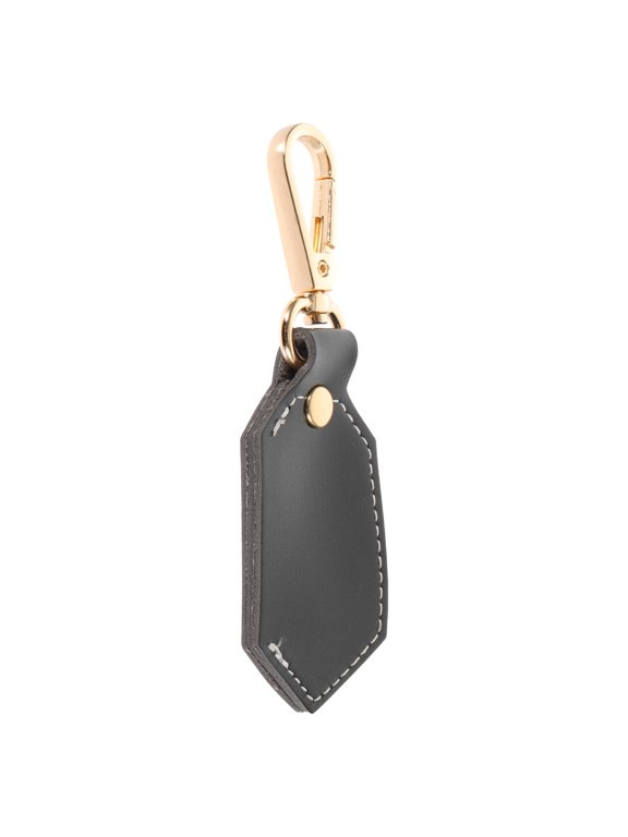 Black Picture Slot Photo Keychain Pendant with Black String