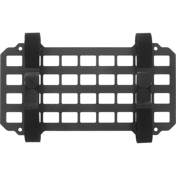 FOMIYES Black Plastic Car Visor Organizer Panel for Vehicle Use Durable MultiPurpose Gear Holder 16.5 x 5.5 Inches